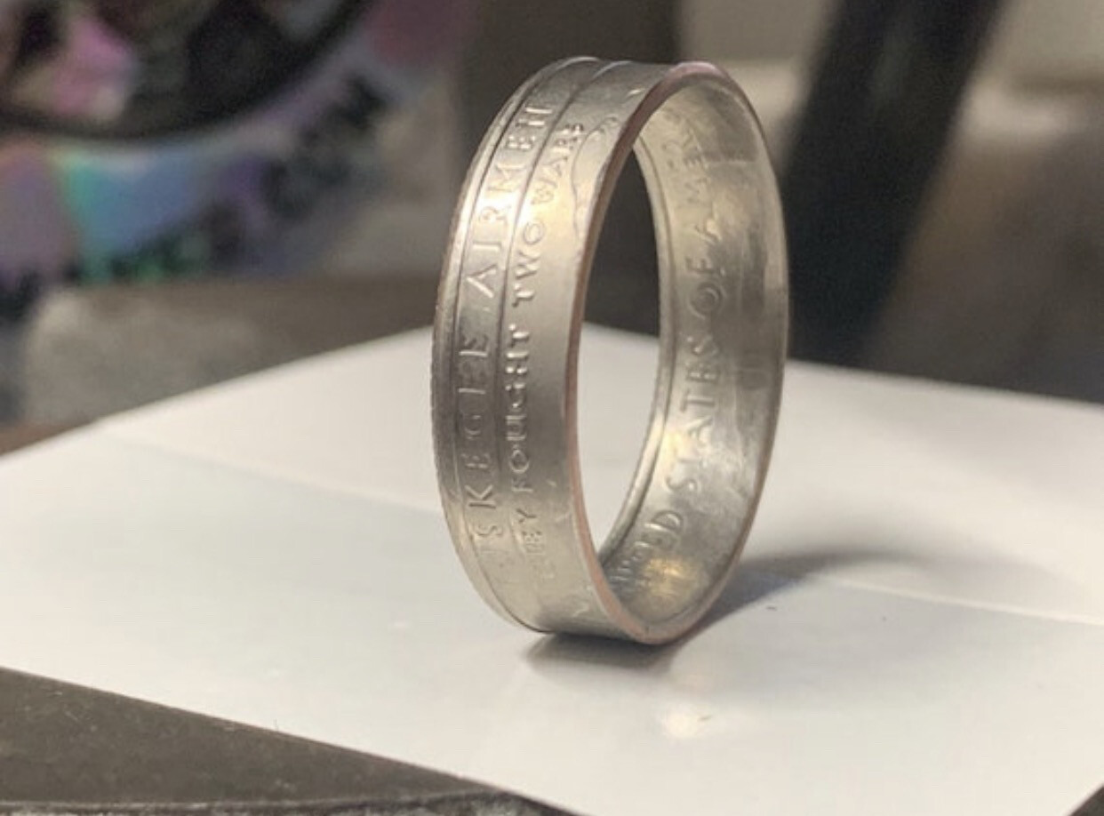 2021 Quarter Copper Coin Ring