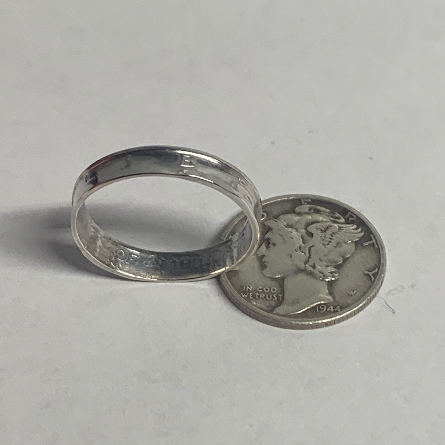 Mercury Dime Coin Ring