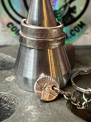 2022 Quarter Copper Coin Ring And Keychain