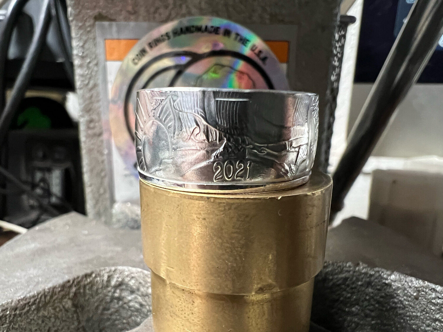 American Silver Eagle Coin Ring