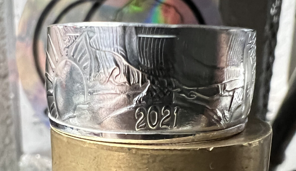 American Silver Eagle Coin Ring