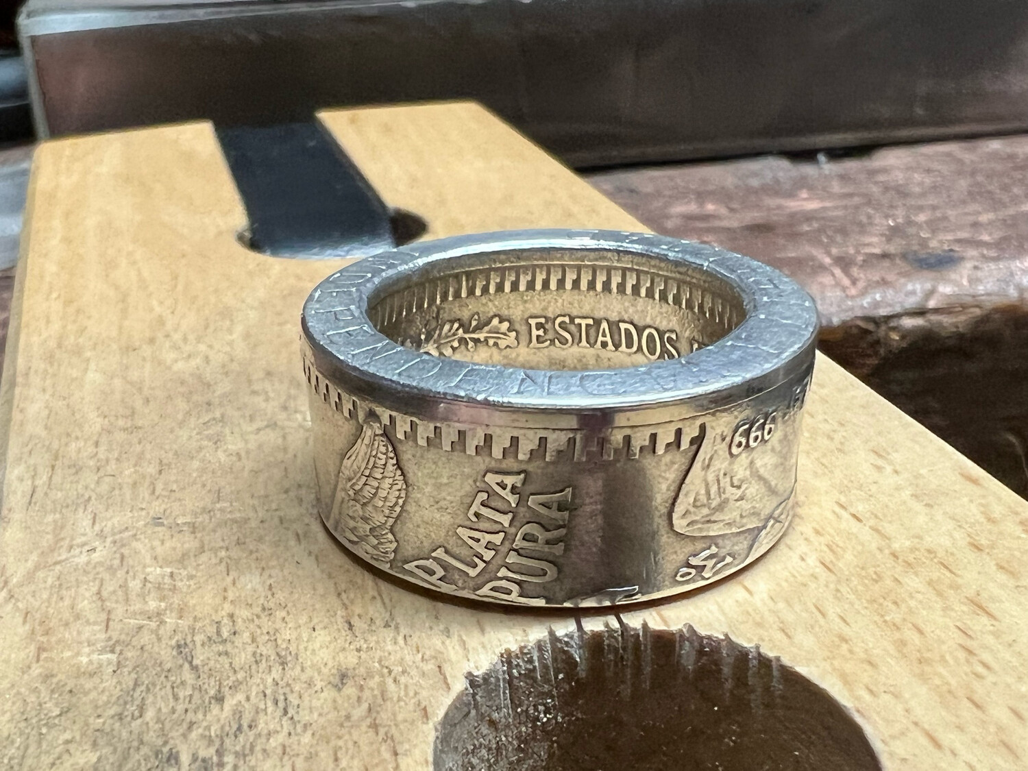 Libertad Fine Silver Coin Ring