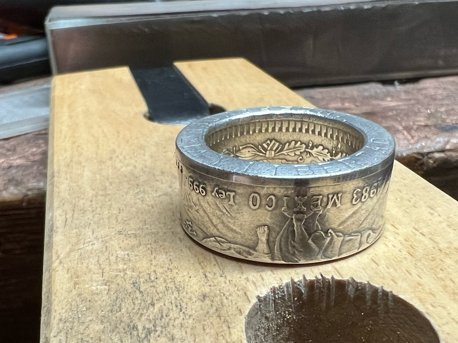 Libertad Fine Silver Coin Ring