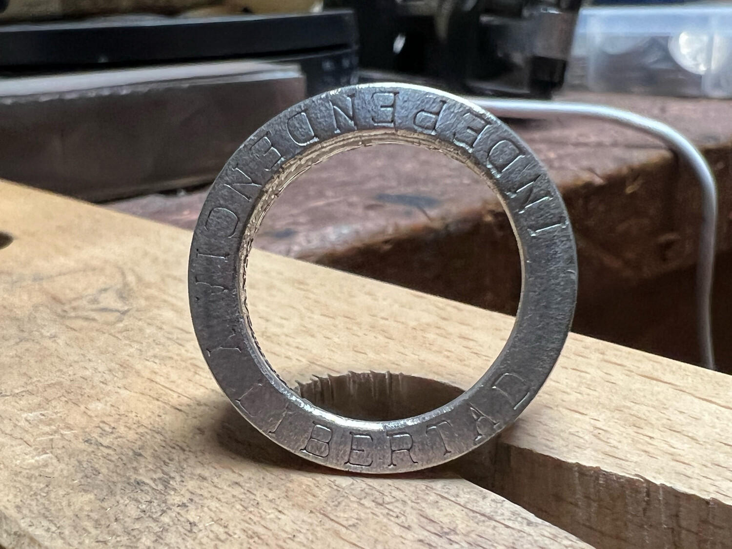 Libertad Fine Silver Coin Ring