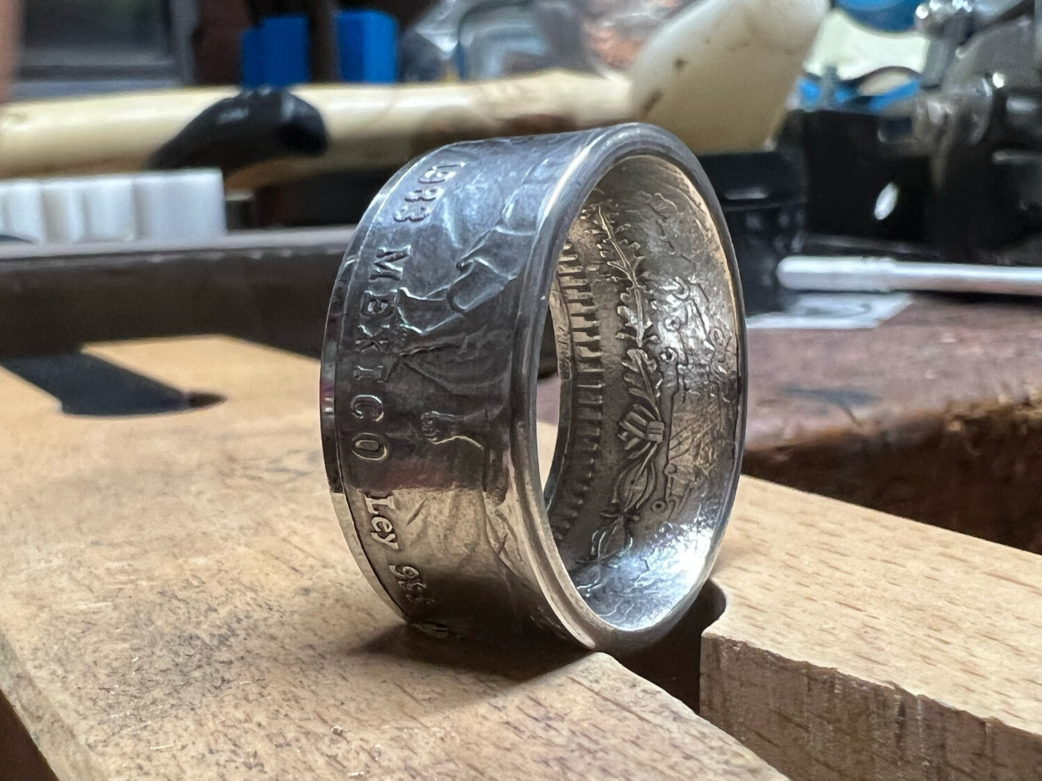Libertad Fine Silver Coin Ring