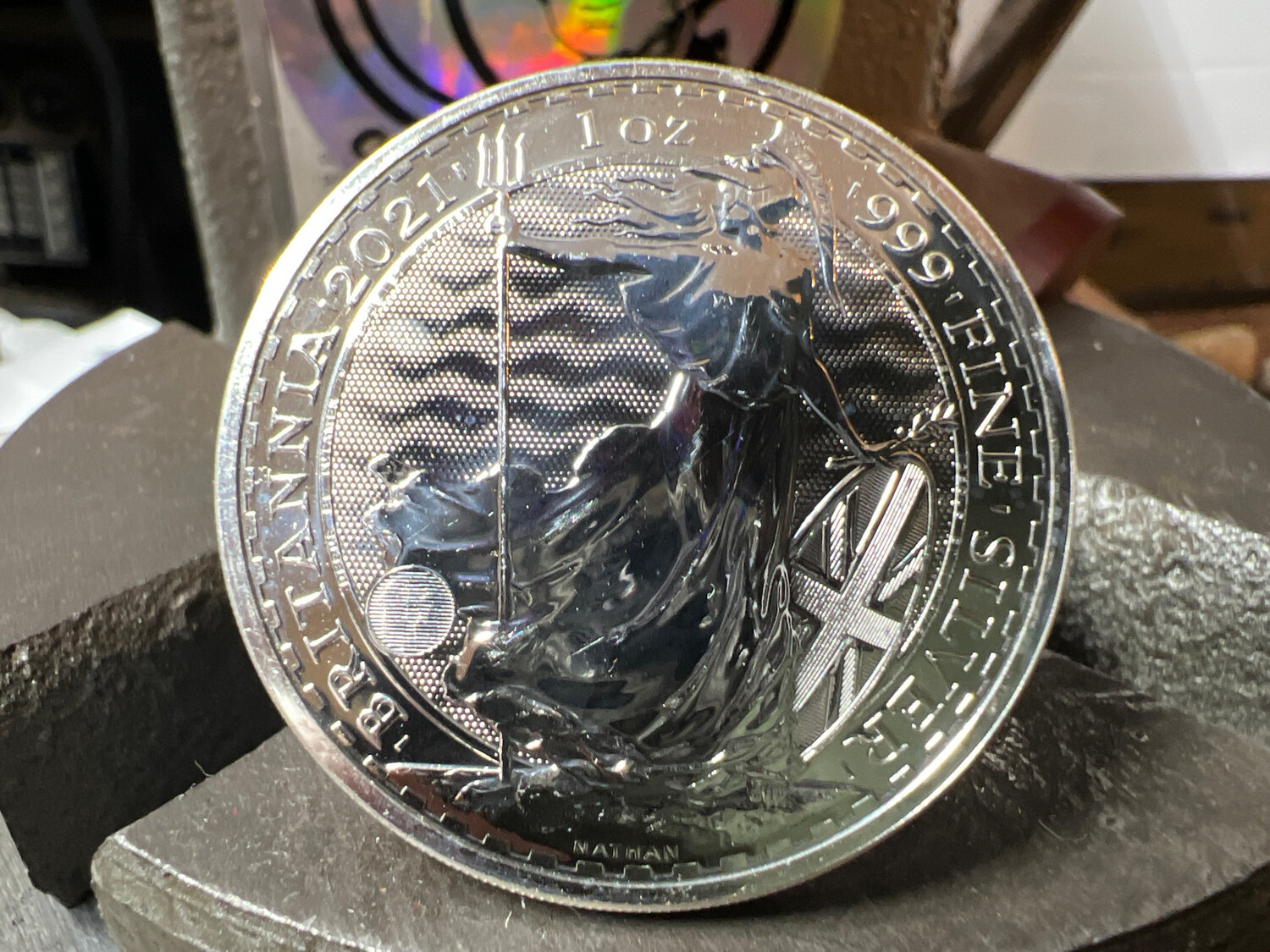 2021 Britainnia Fine Silver Coin Ring