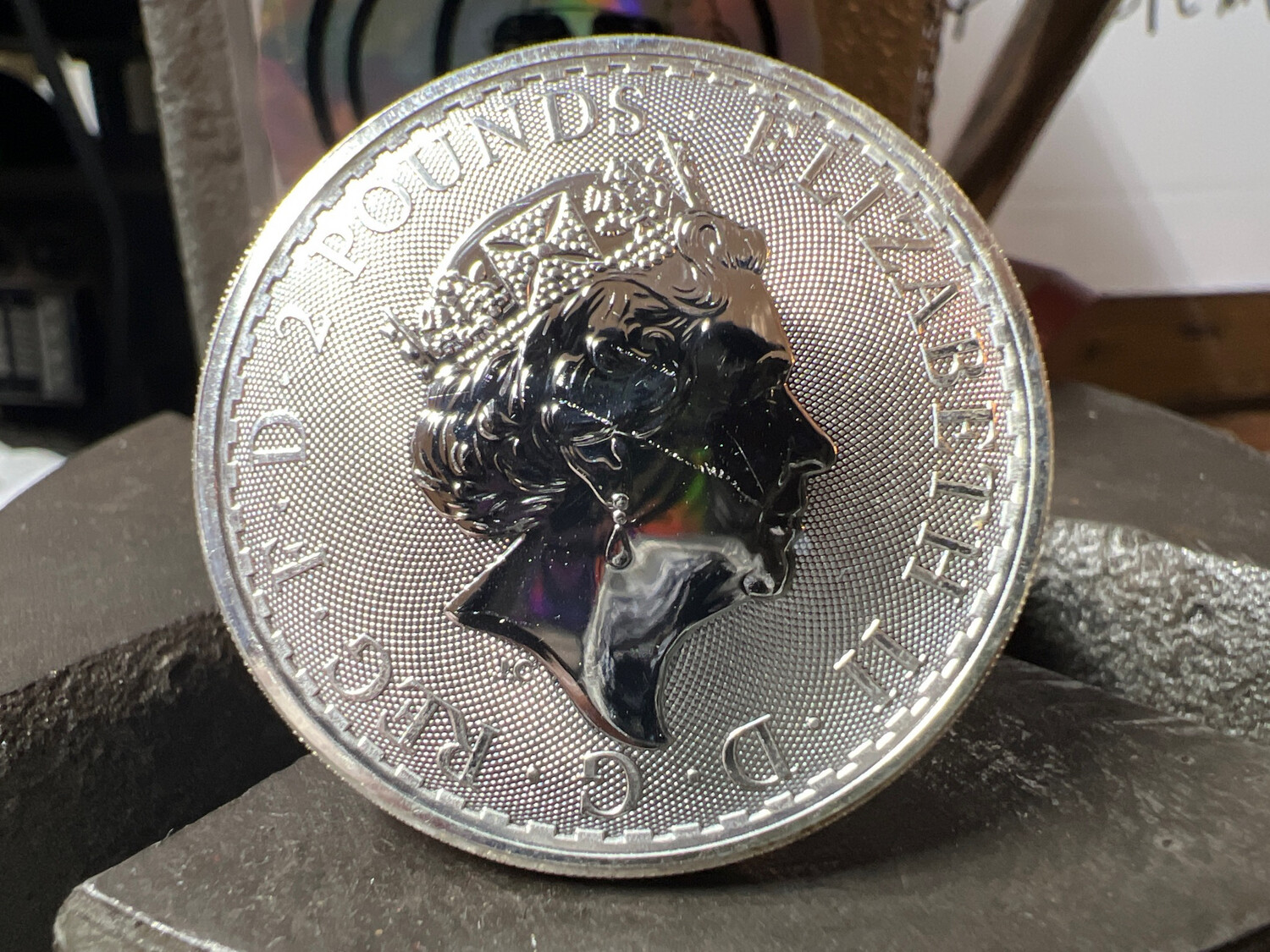 2021 Britainnia Fine Silver Coin Ring