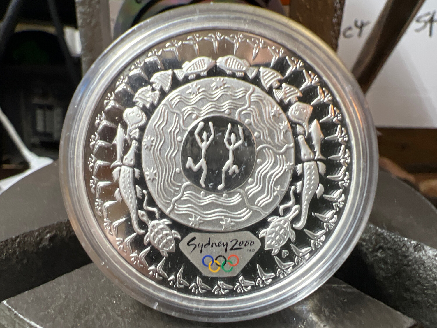 Sydney Olympics 2000 Fine Silver Coin Ring