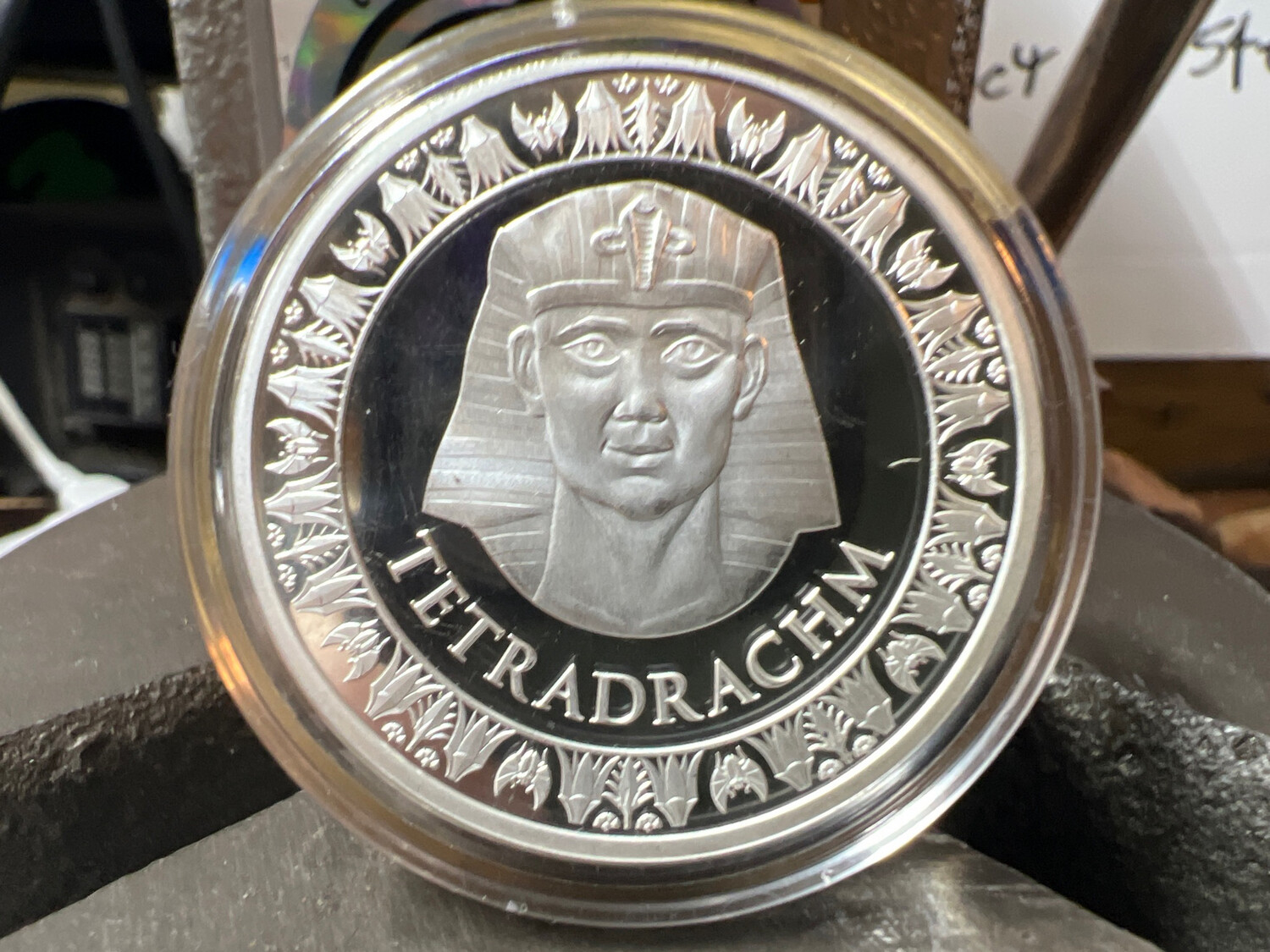 7 Wonders Of The Ancient World Fine Silver Coin Ring