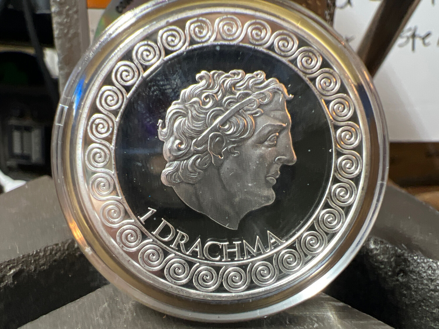 7 Wonders Of The Ancient World Fine Silver Coin Ring