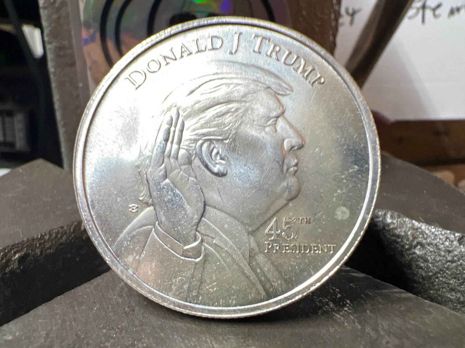 Donald Trump Fine Silver Coin Ring