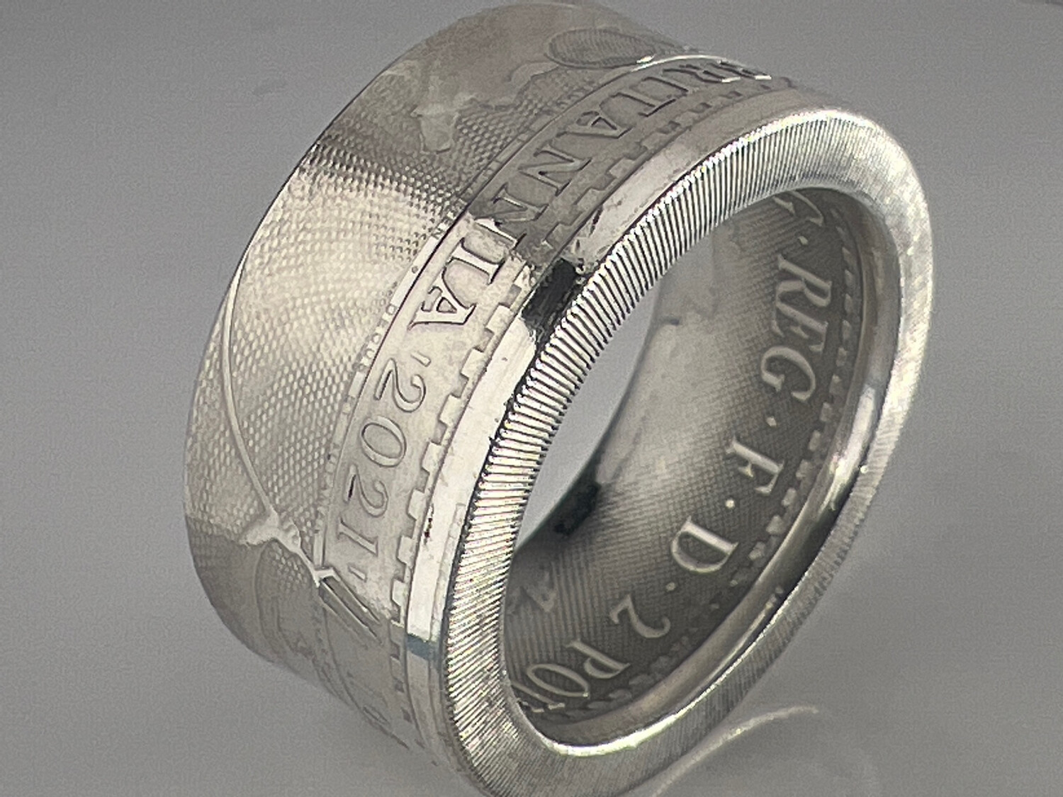 2021 Britainnia Fine Silver Coin Ring
