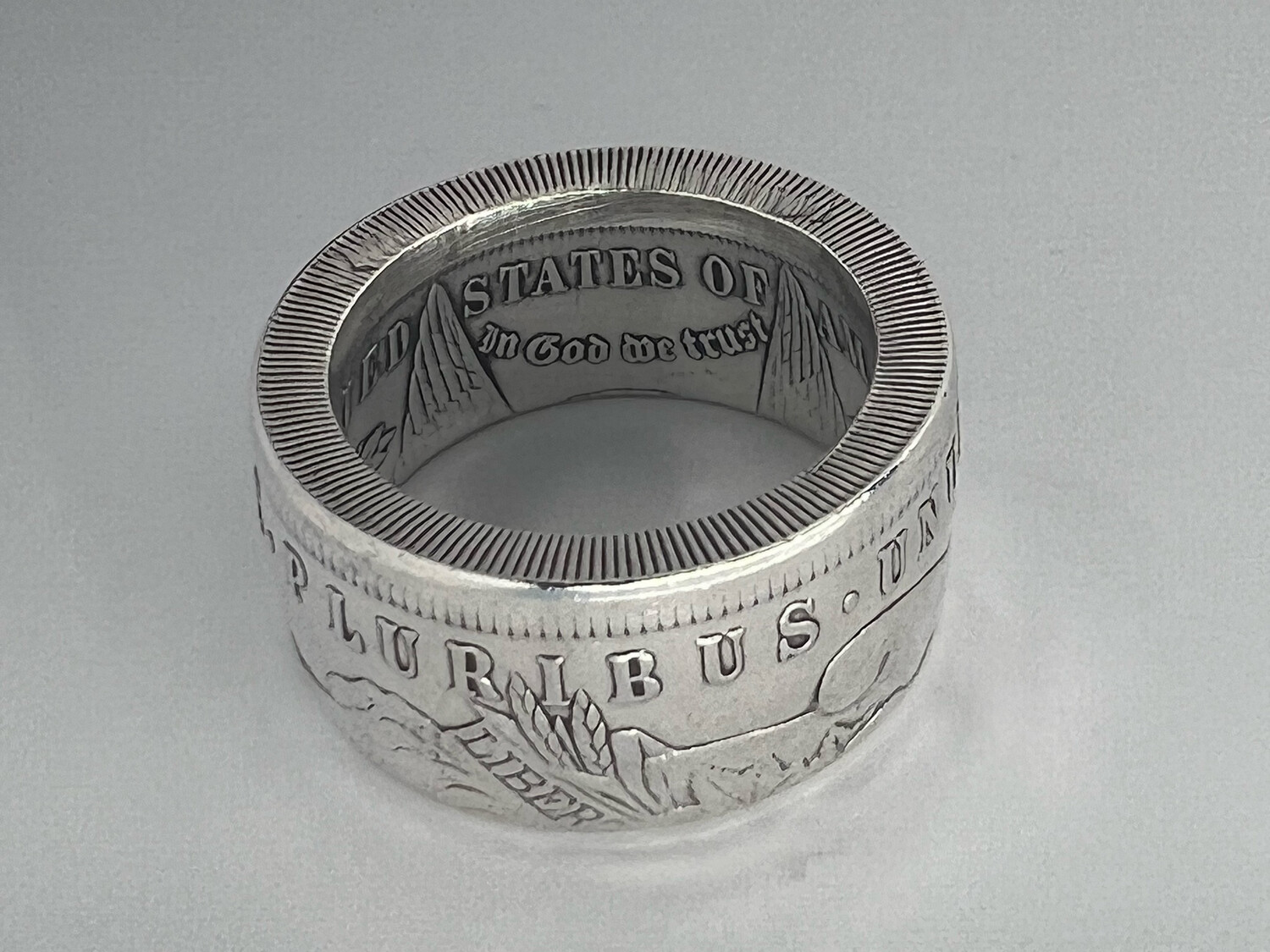 90% Silver Morgan U.S. Dollar Coin Ring