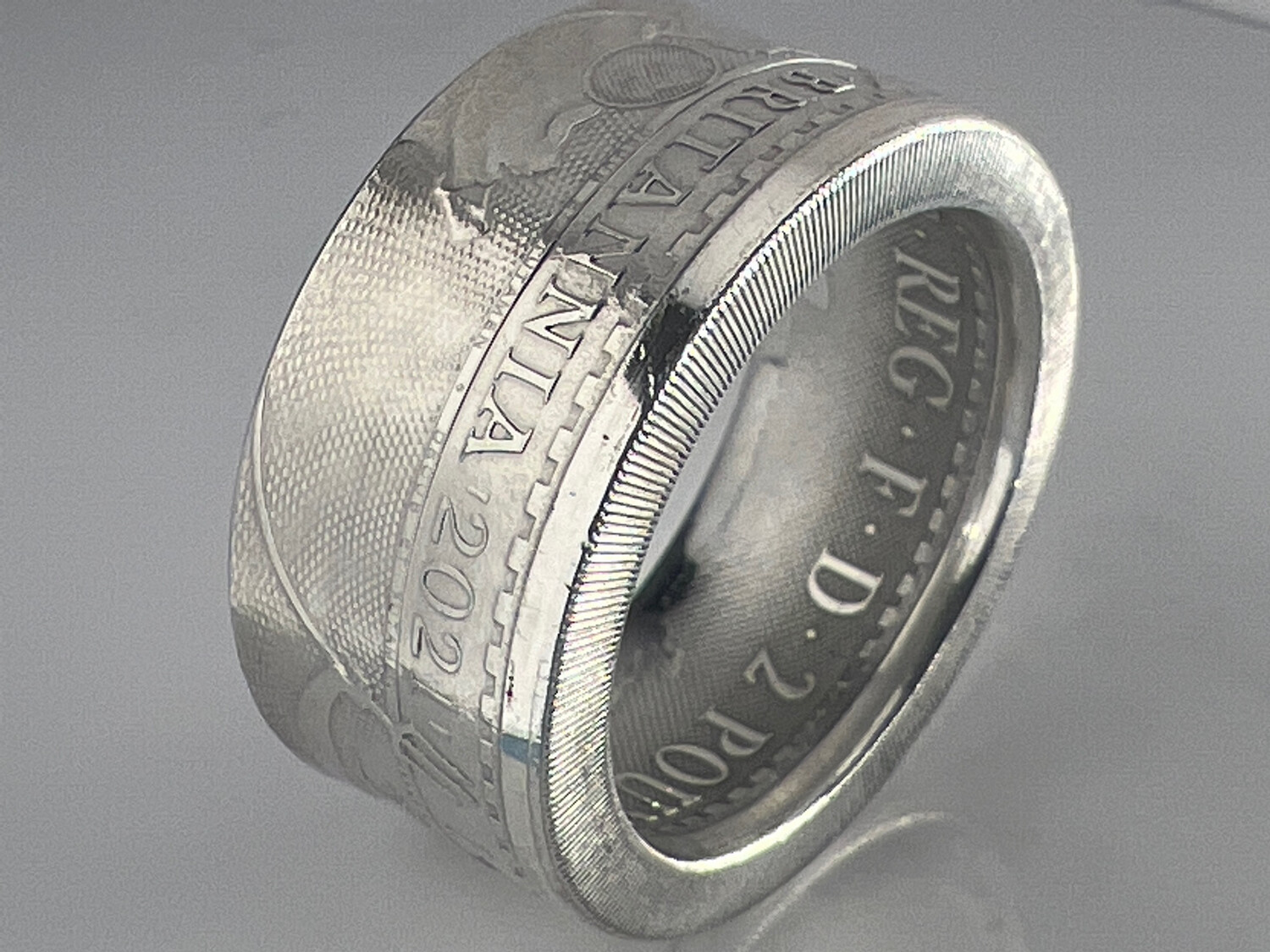 2021 Britainnia Fine Silver Coin Ring