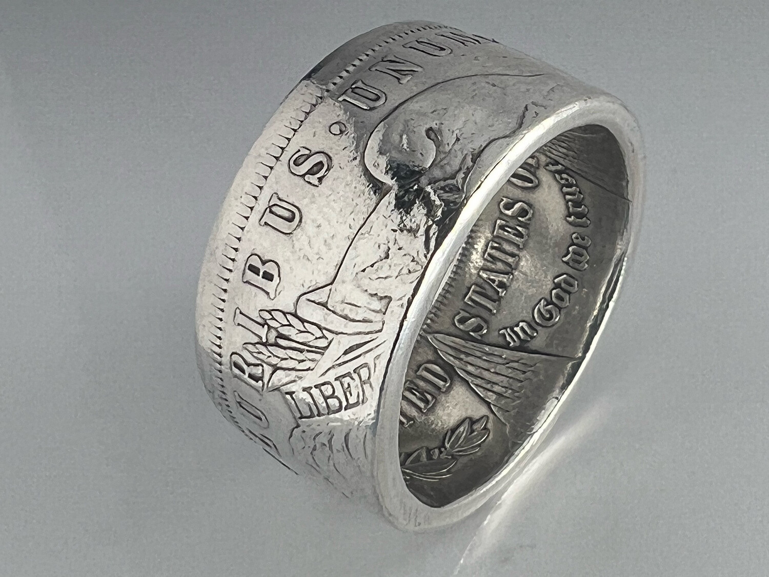 90% Silver Morgan U.S. Dollar Coin Ring