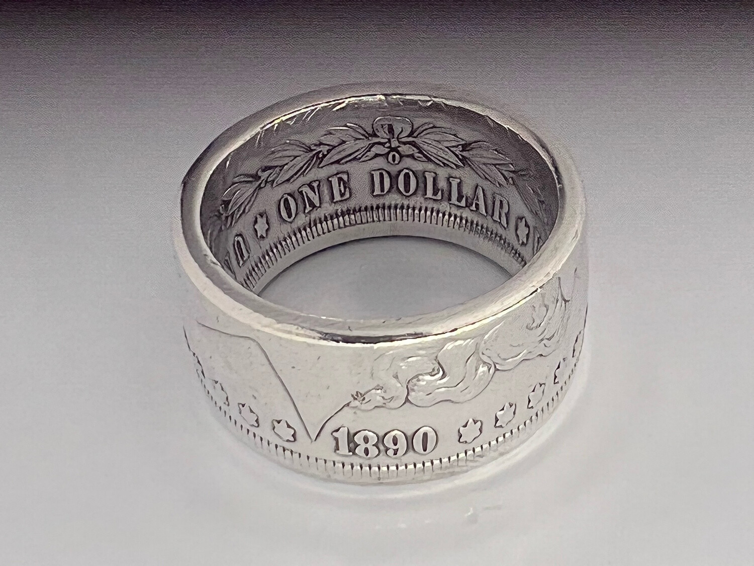 90% Silver Morgan U.S. Dollar Coin Ring