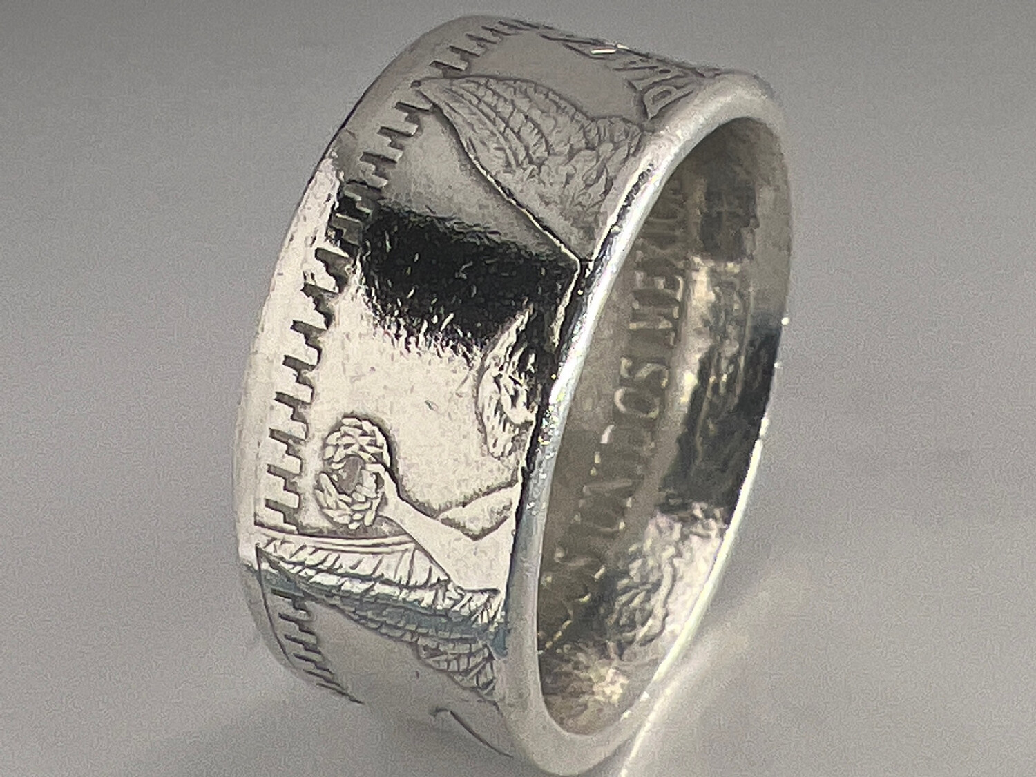Libertad Fine Silver Coin Ring