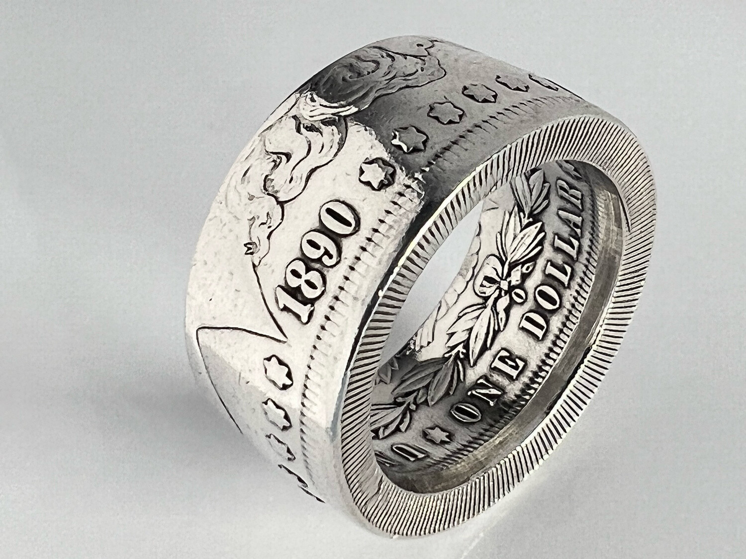 90% Silver Morgan U.S. Dollar Coin Ring