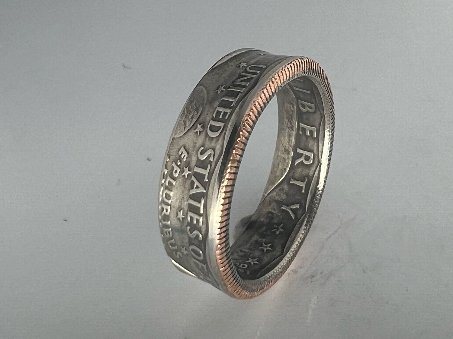 Susan B. Anthony Dollar Coin Ring