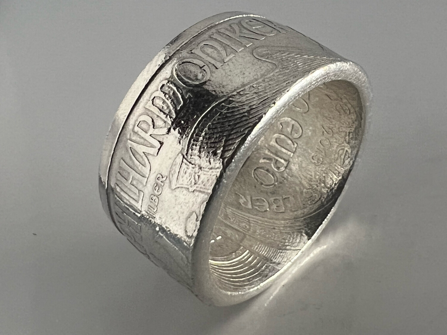Weiner Philharmoniker Fine Silver Coin Ring