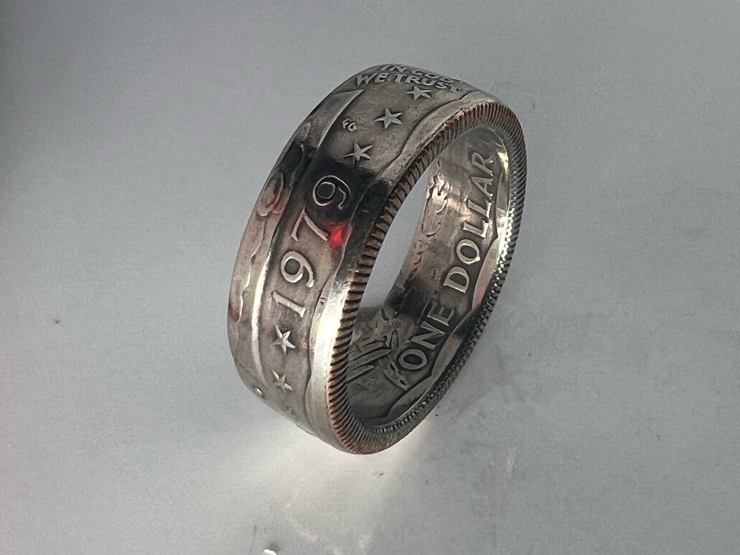 Susan B. Anthony Dollar Coin Ring