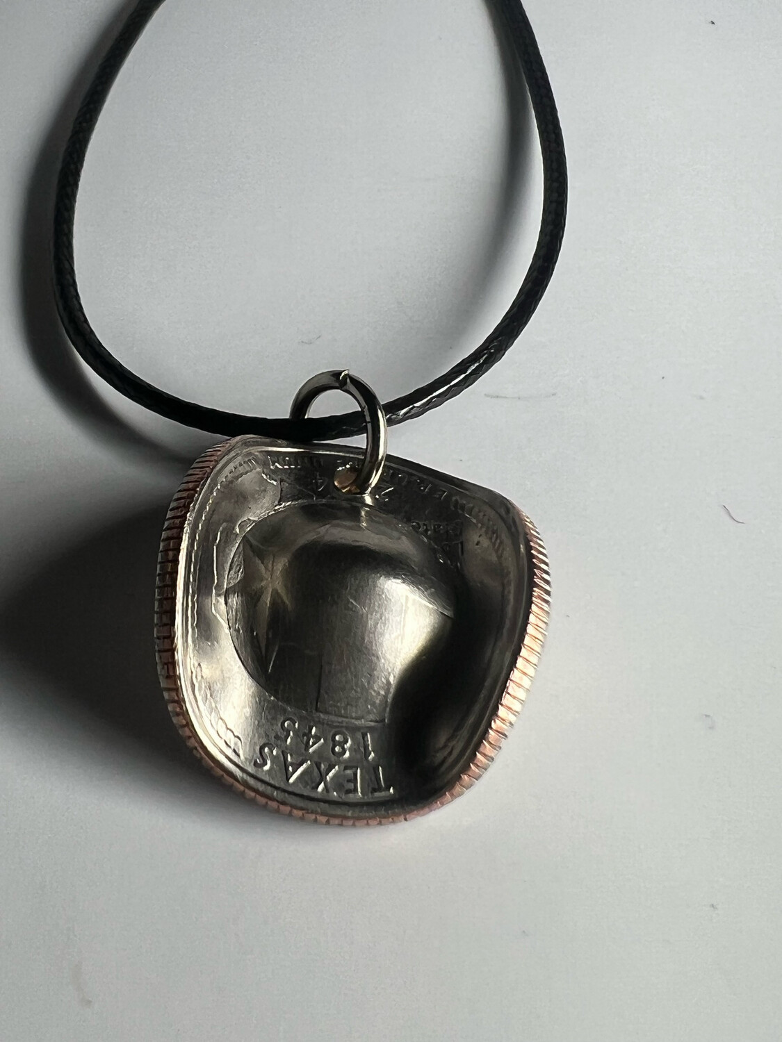 State Quarter Cowboy Hat Necklace 