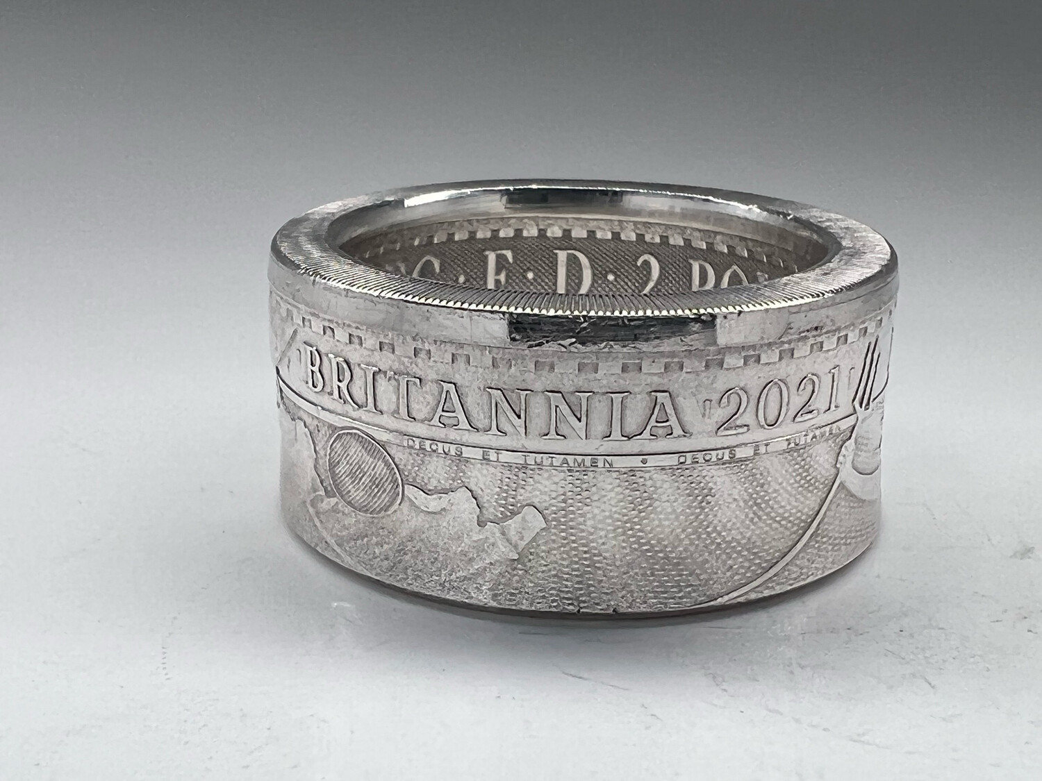 2021 Britainnia Fine Silver Coin Ring