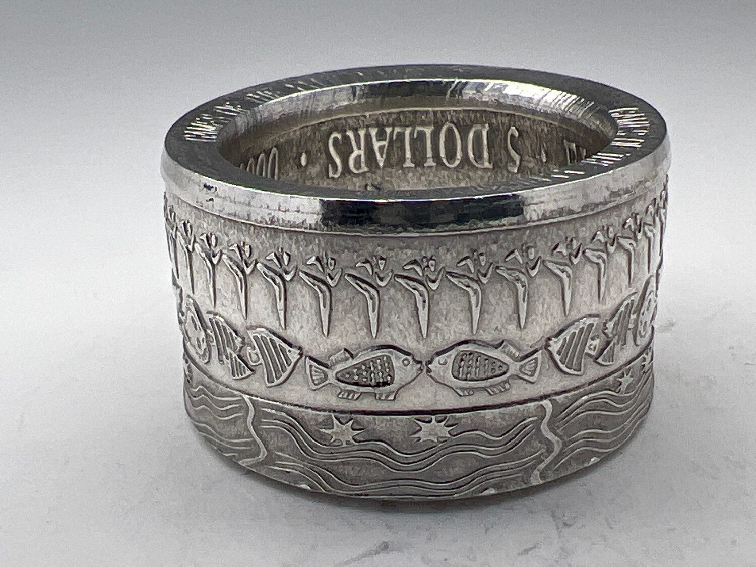 Sydney Olympics 2000 Fine Silver Coin Ring