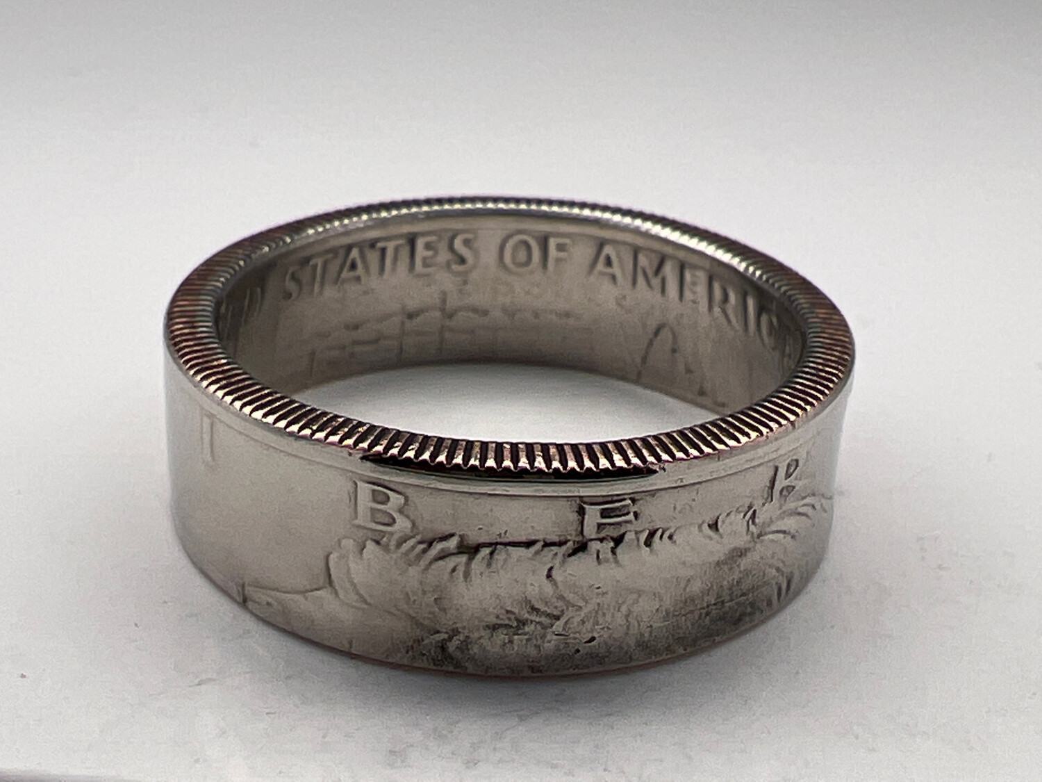 Kennedy Half Dollar Copper Clad Coin Ring