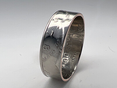 Kennedy Half Dollar Copper Clad Coin Ring