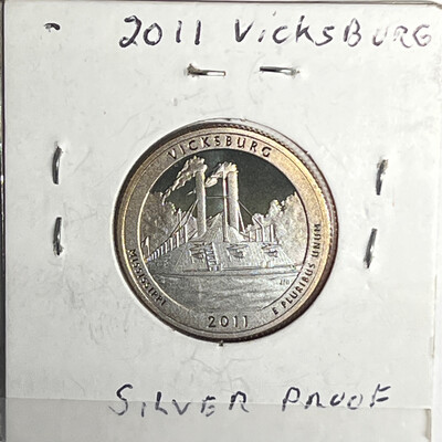 2011 Silver Quarter Coin Ring