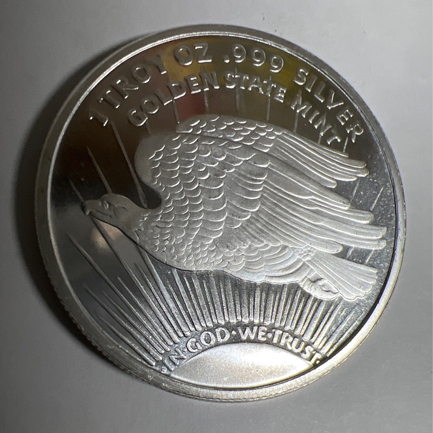 Saint-Gaudens Fine Silver Coin Ring