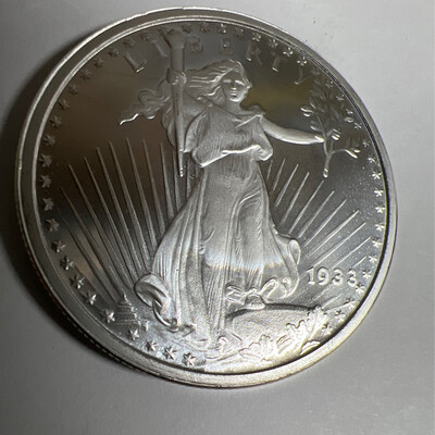 Saint-Gaudens Fine Silver Coin Ring