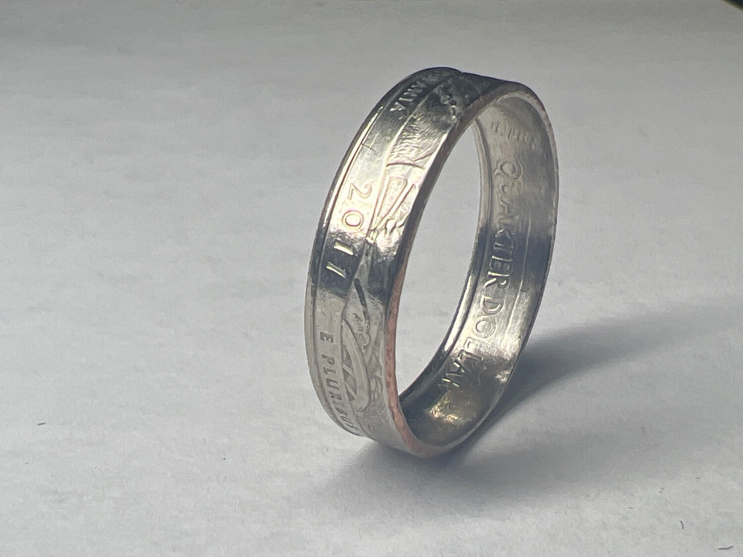 2011 Quarter Copper Coin Ring