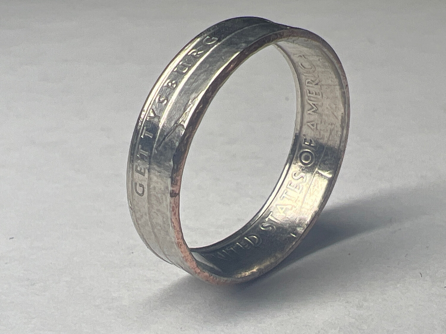 2011 Quarter Copper Coin Ring