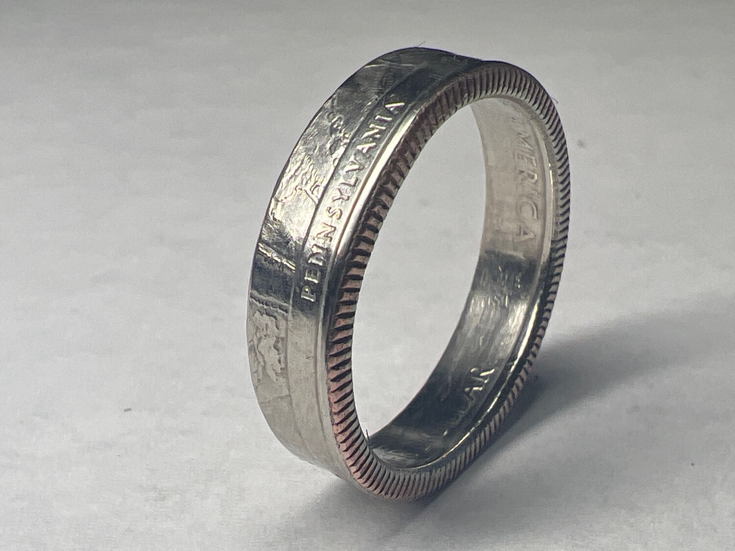 2011 Quarter Copper Coin Ring