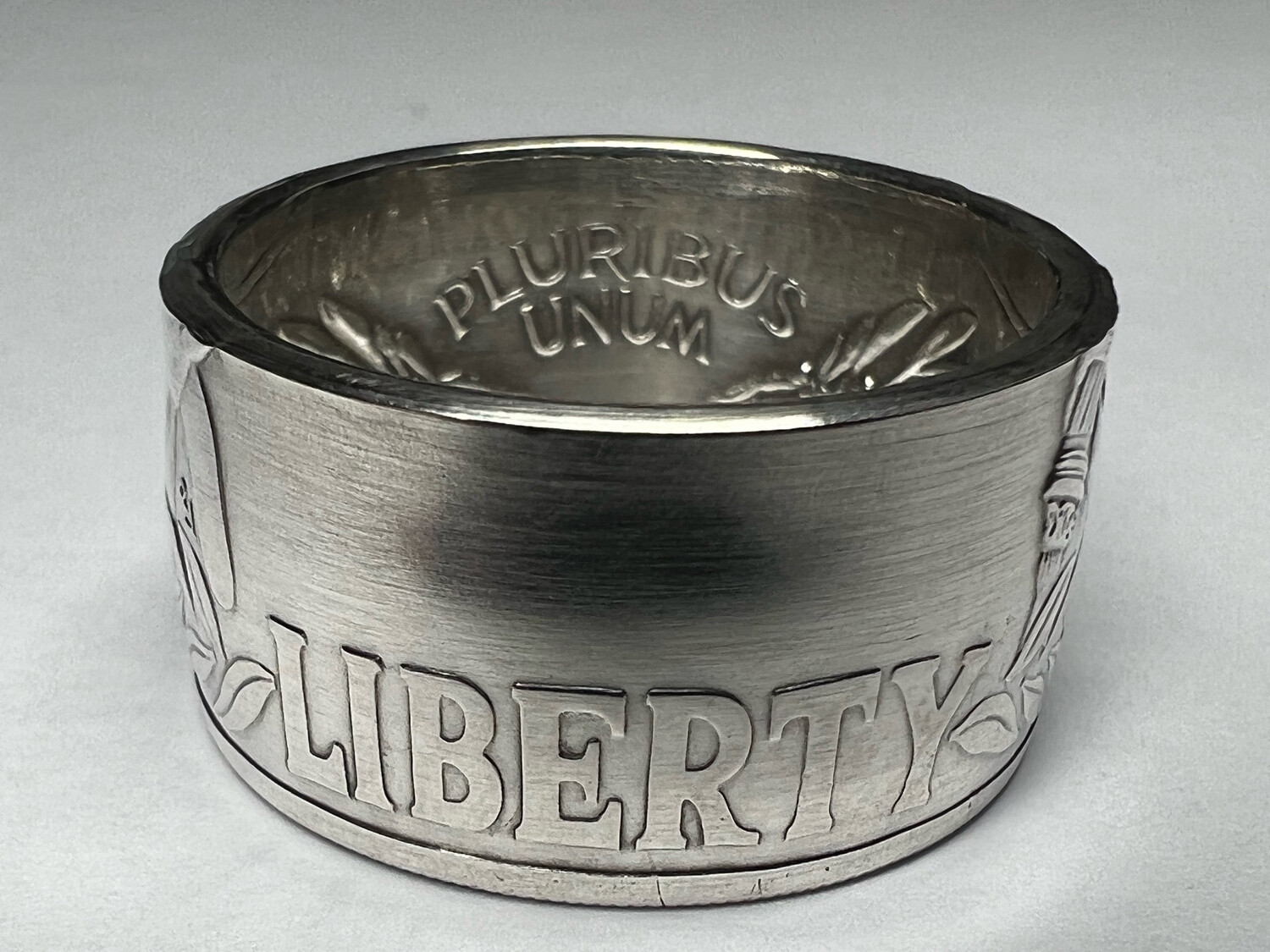 1988 Olympic Dollar 90% Silver Coin Ring