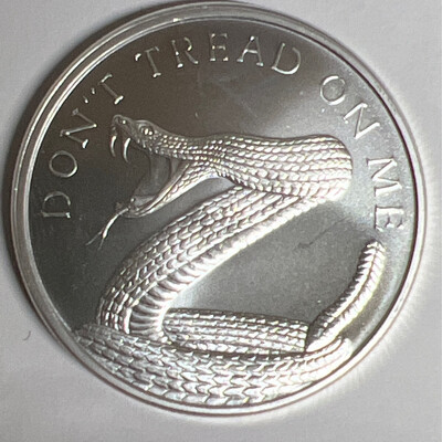 Don’t Tread On Me Fine Silver Coin Ring