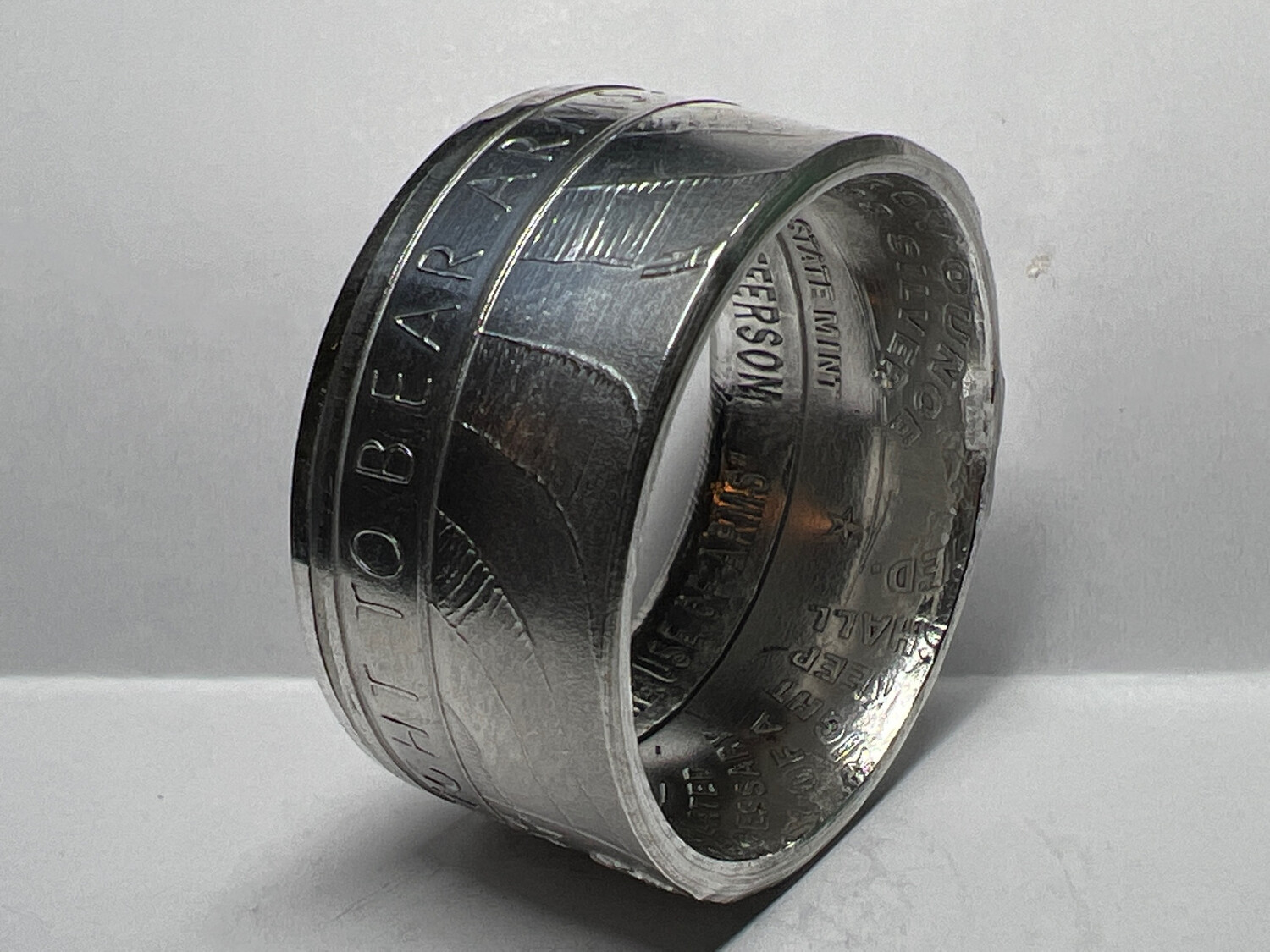 2nd Amendment Fine Silver Coin Ring