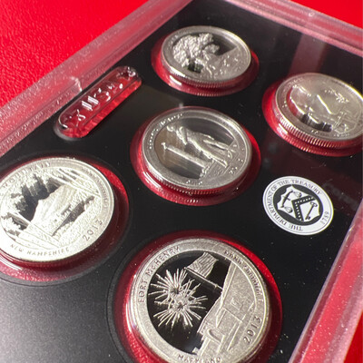 2013 Silver Quarter Coin Ring