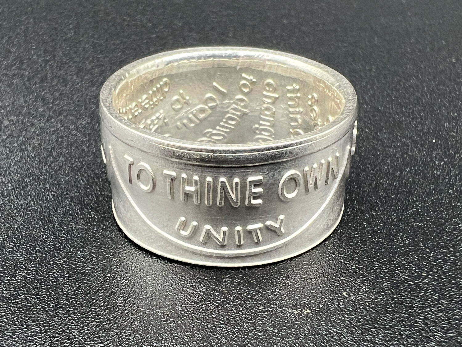 AA Recovery Token 1/2 Oz Silver Round Coin Ring