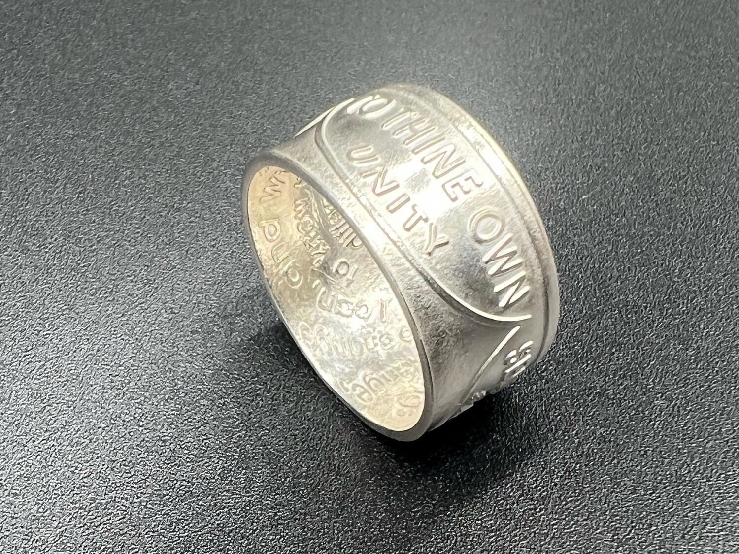 AA Recovery Token 1/2 Oz Silver Round Coin Ring