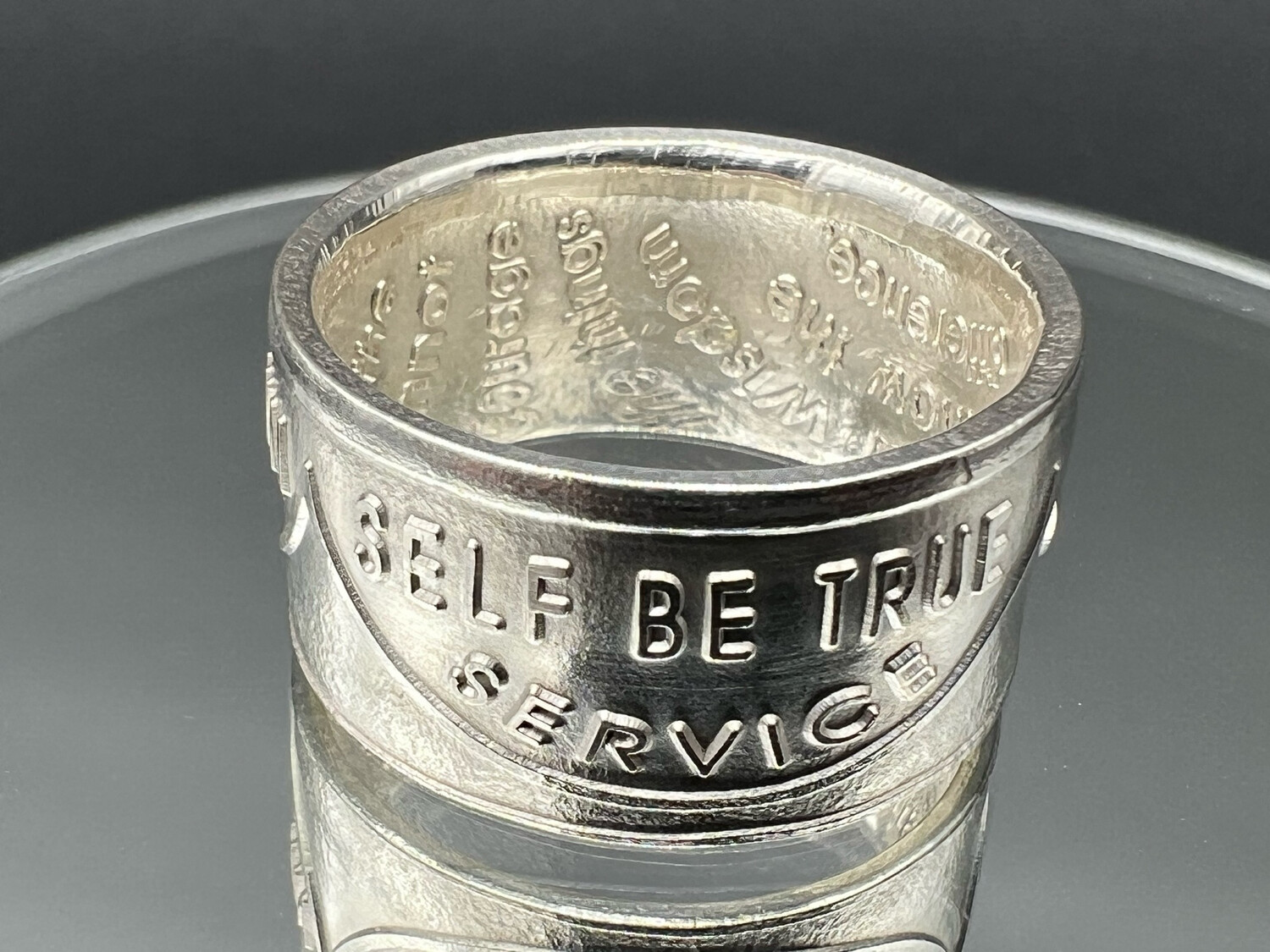 AA Recovery Token 1/2 Oz Silver Round Coin Ring