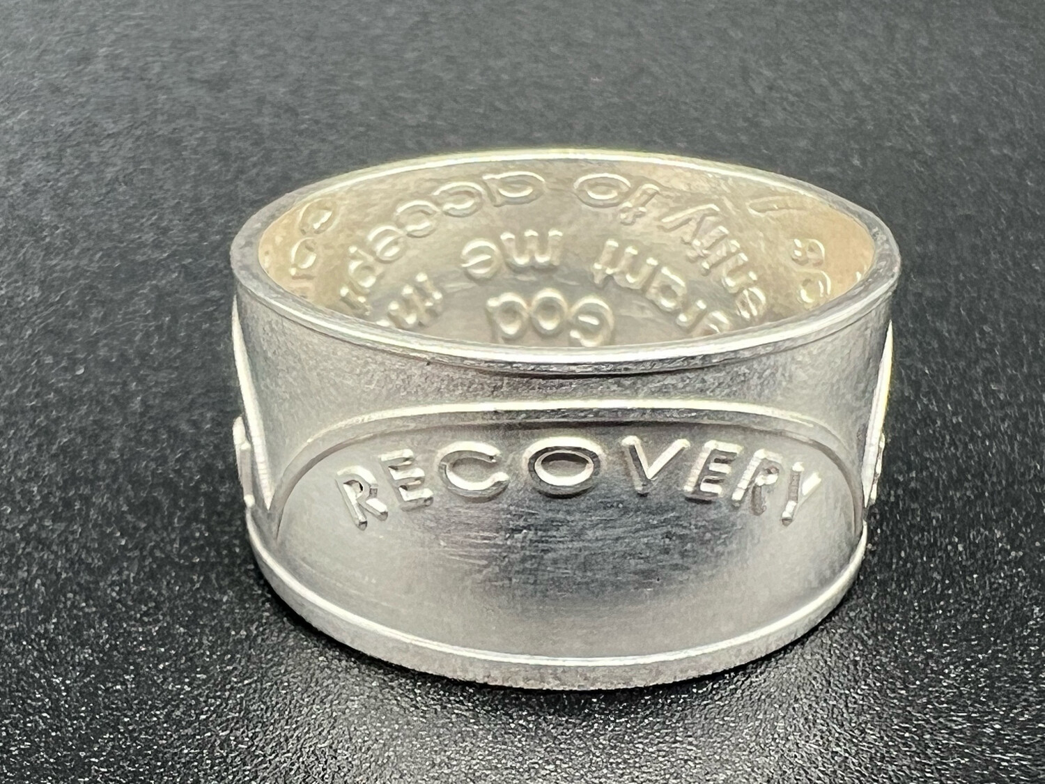 AA Recovery Token 1/2 Oz Silver Round Coin Ring