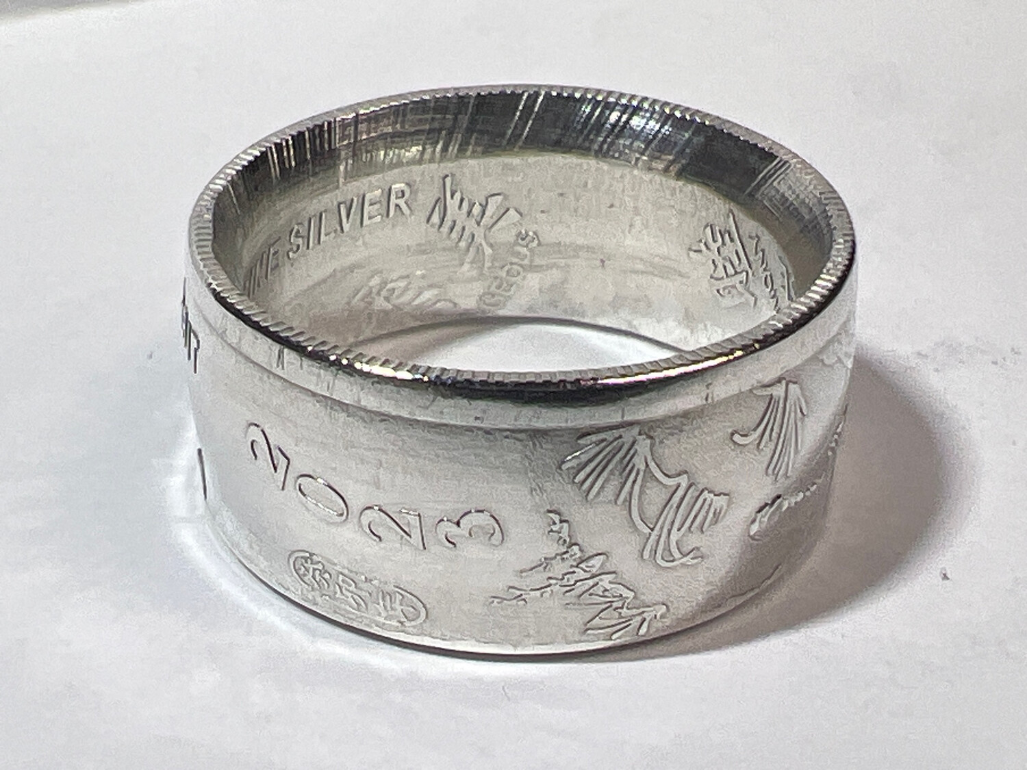 2023 Year Of The Rabbit 1/2 Oz Silver Round Coin Ring