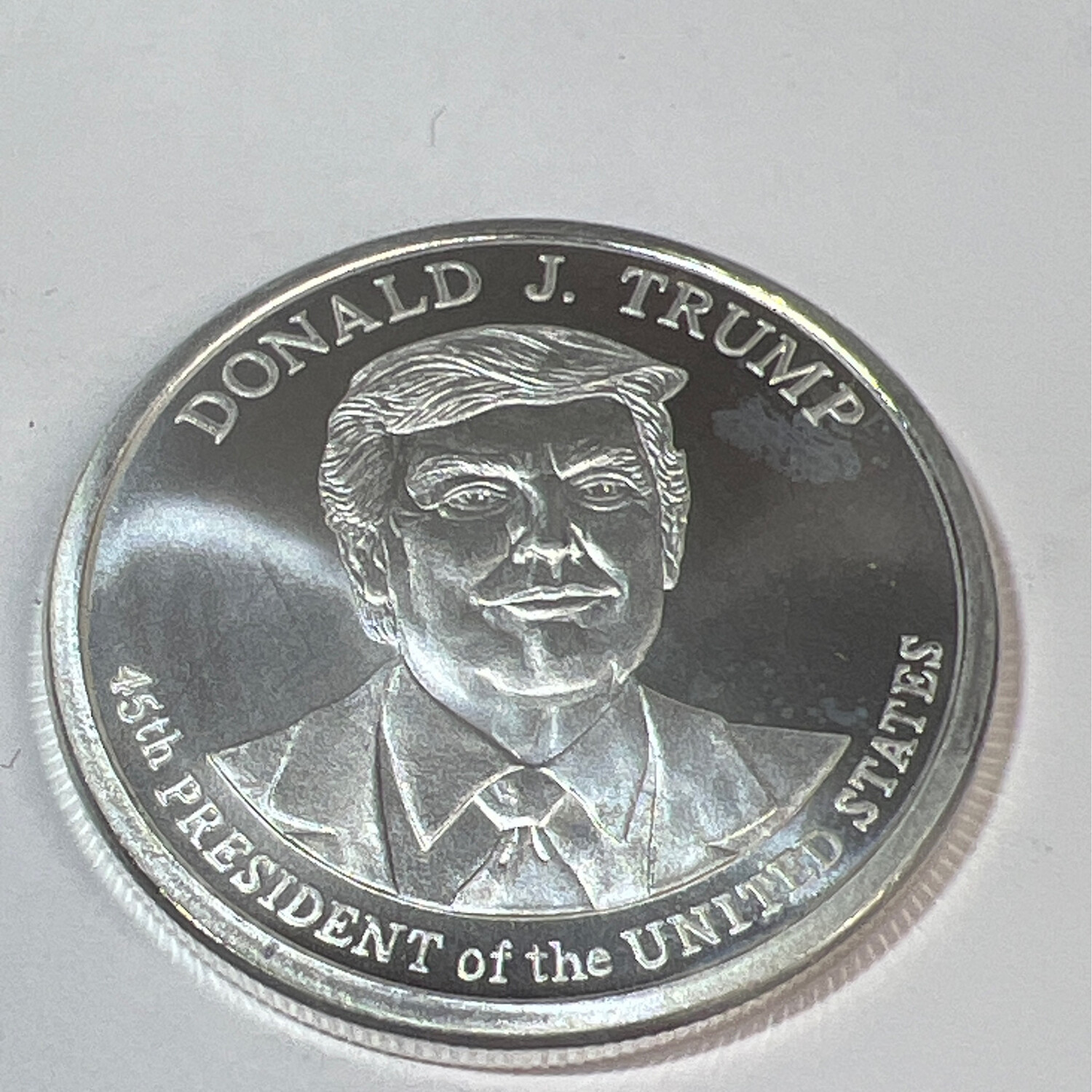 Donald Trump Fine Silver Coin Ring