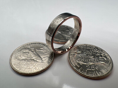 2023 Quarter Coin Ring