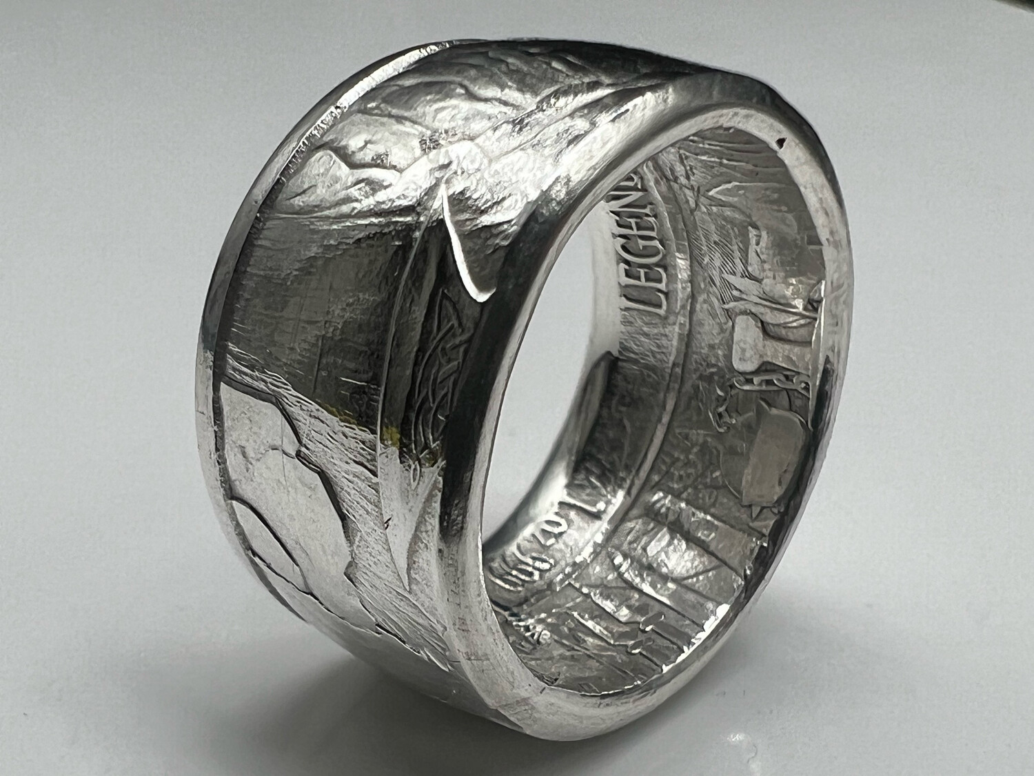 Eric Bloodaxe Fine Silver Coin Ring