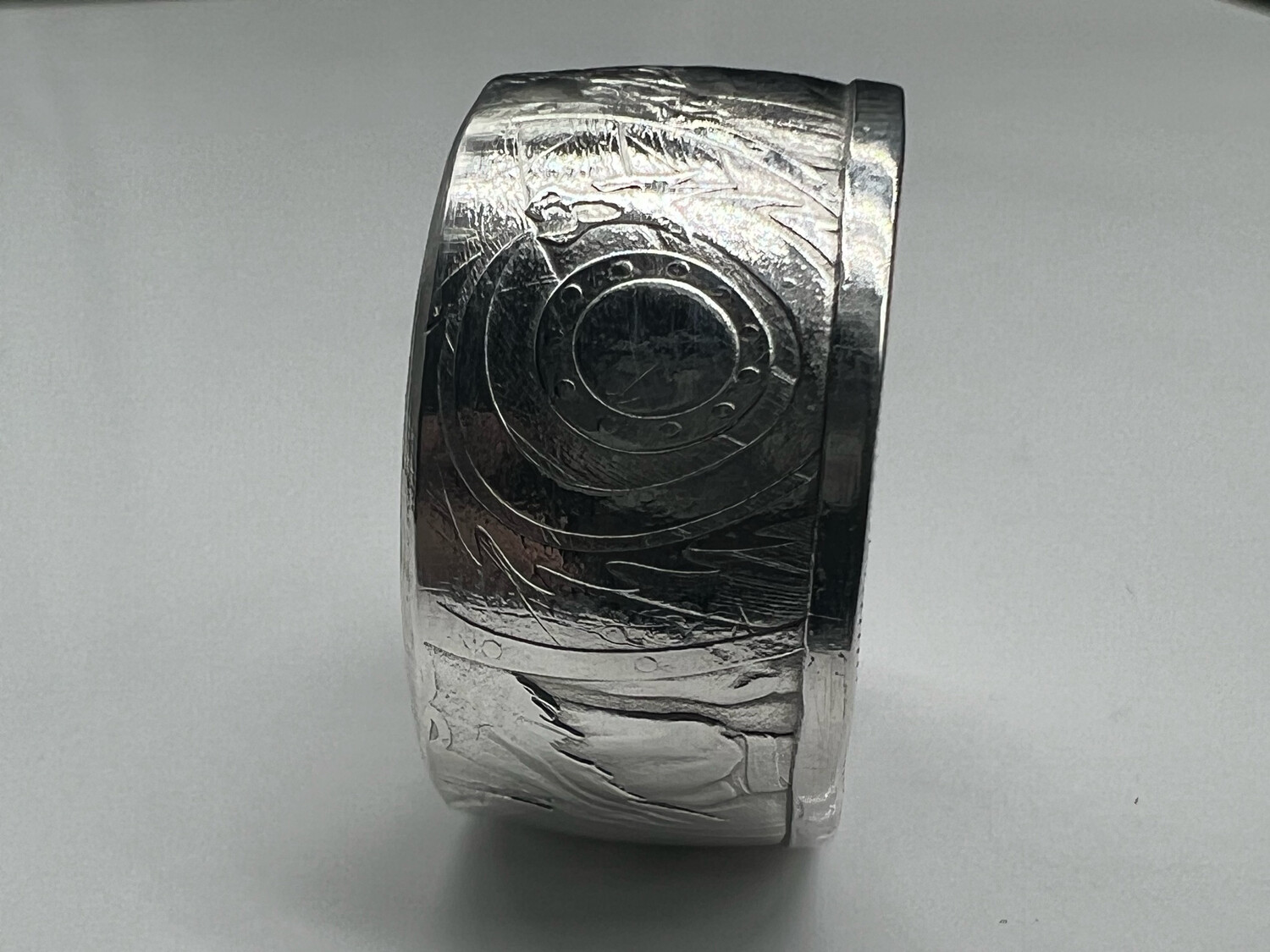 Eric Bloodaxe Fine Silver Coin Ring