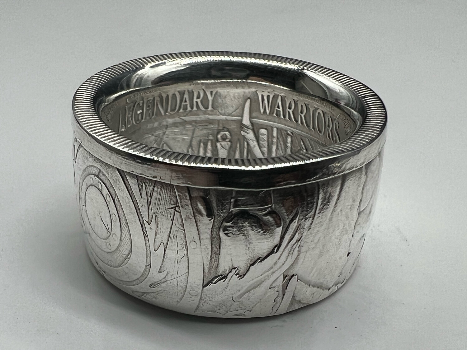 Eric Bloodaxe Fine Silver Coin Ring